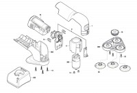 Bosch 3 603 JC9 002 EasyCurvSander 12 None Spare Parts